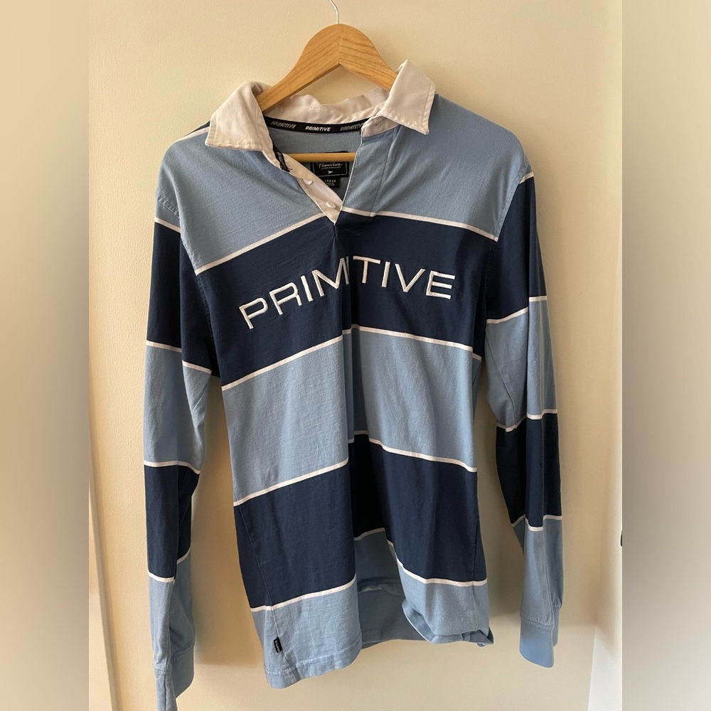 Primitive Blue and White Shirt